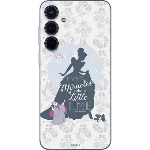 Disney Cinderella Miracles Take Time Silhouette Galaxy A35 5G Skin